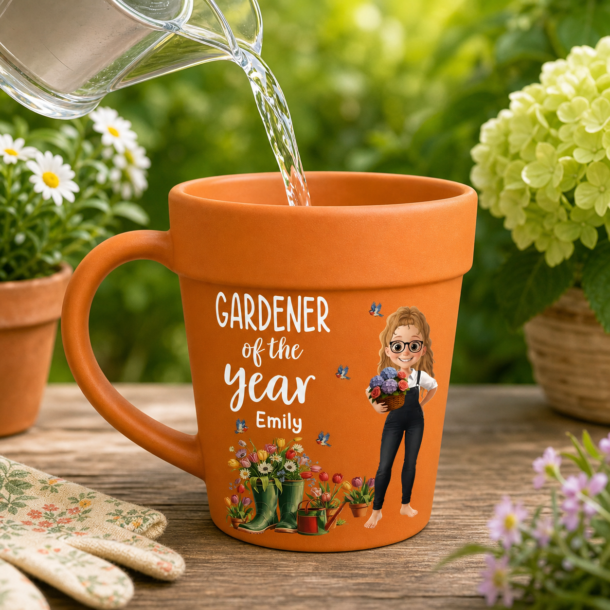 Custom Ceramic Mug - Personalized Garden Gifts For Gardeners - Plant Parent Vibes