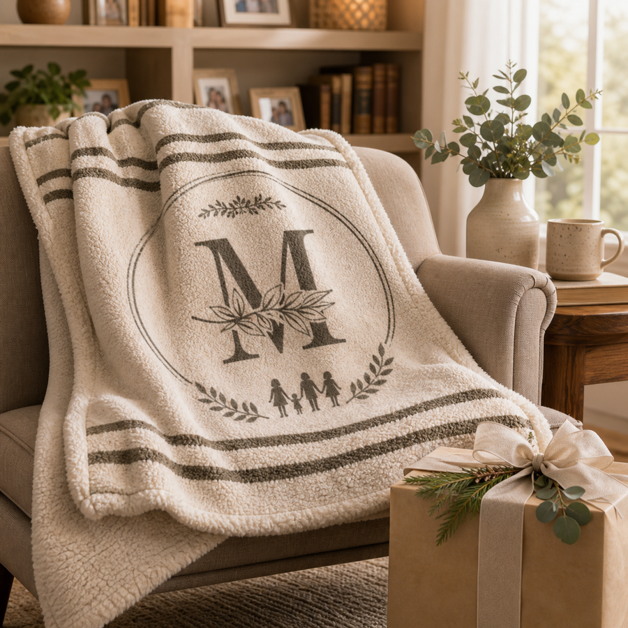 Premium Sherpa Family Blanket