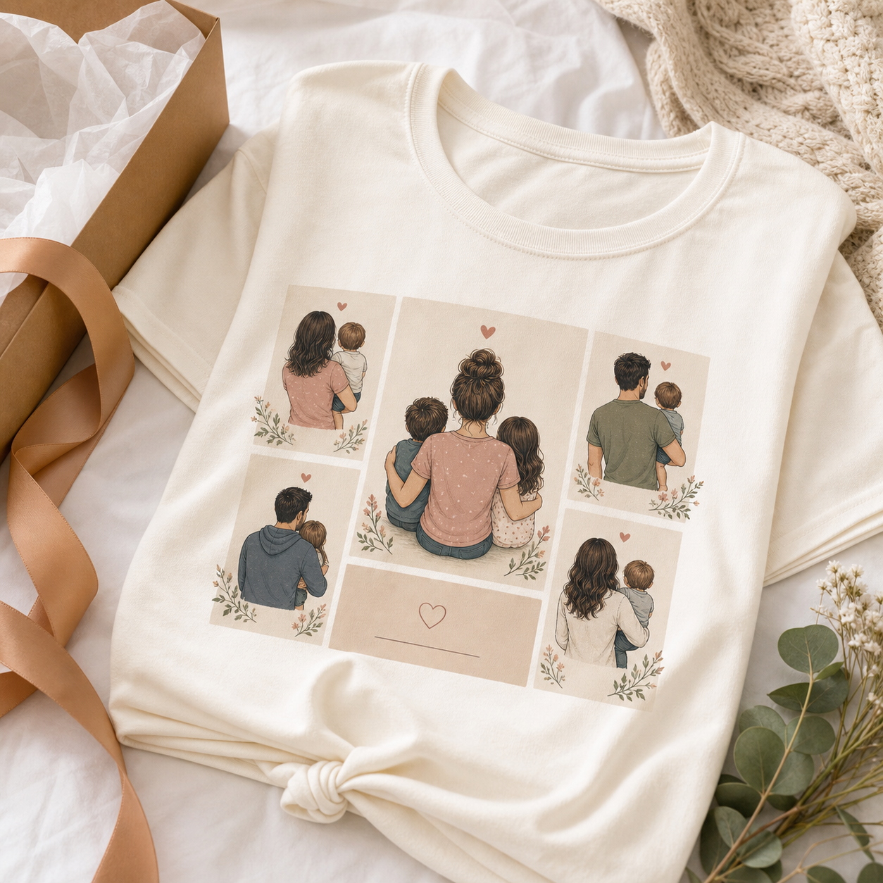 Personalized Family Role T-Shirt