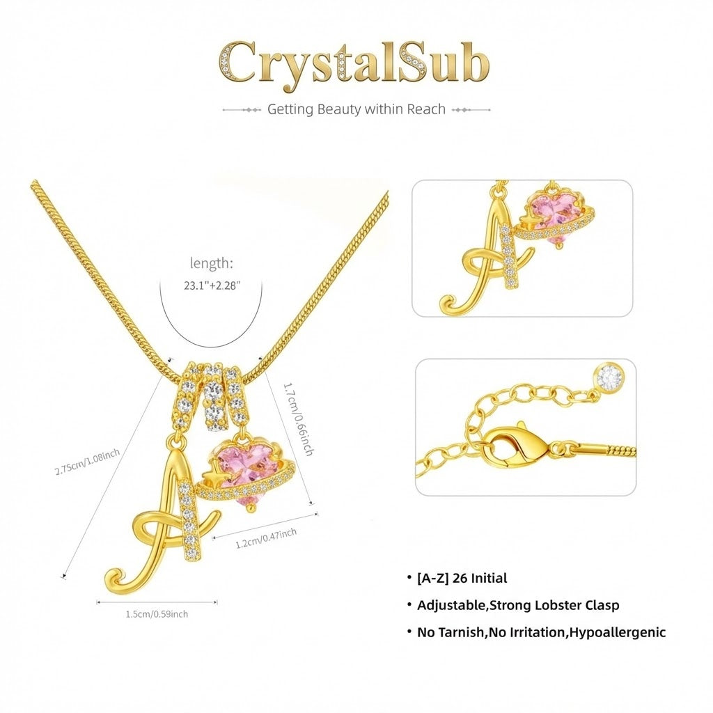 Art Design Letter Necklace