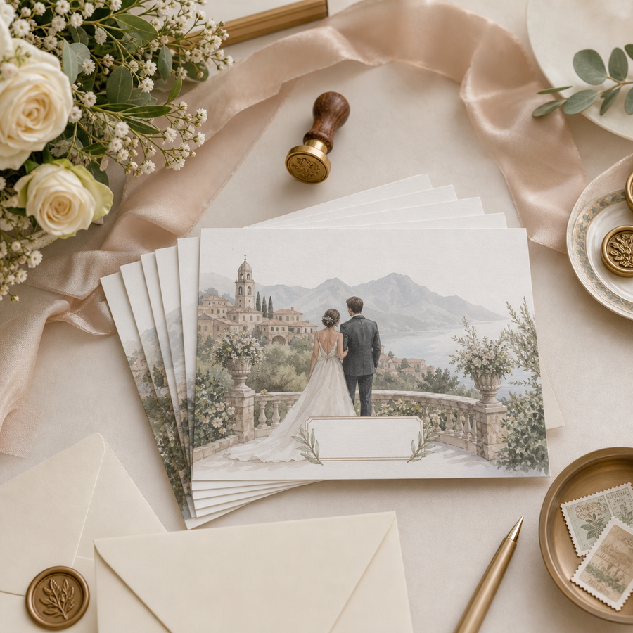 Wedding Save The Date Postcards