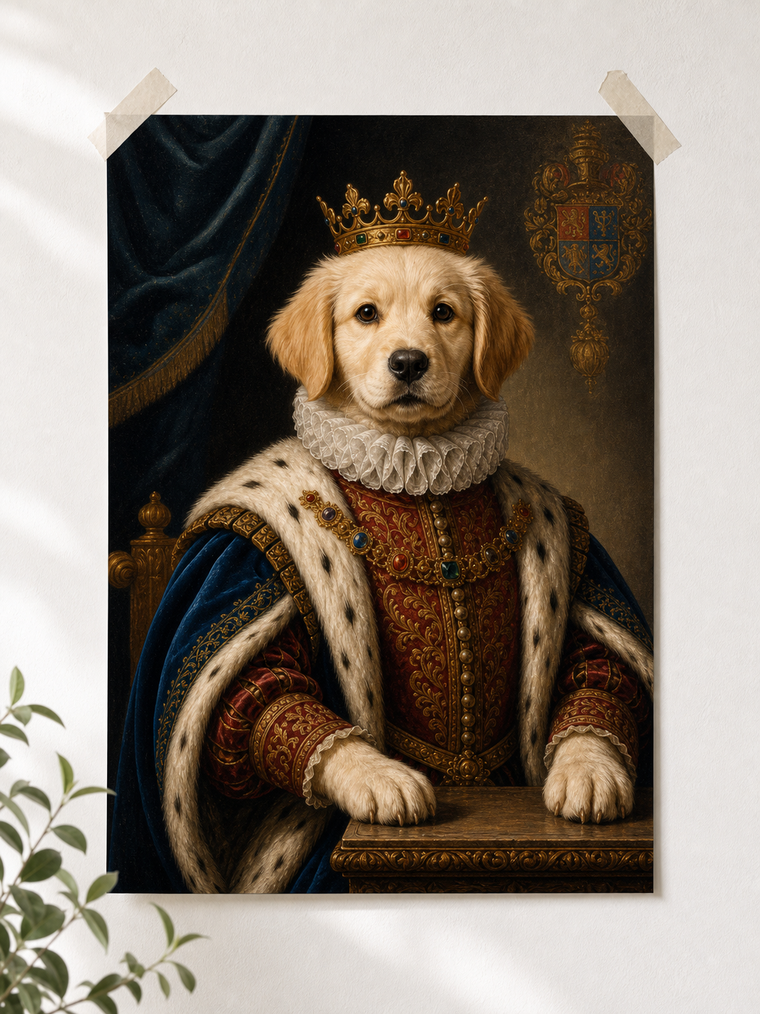 Custom Royal Pet Portrait Poster - No Frame product image 5