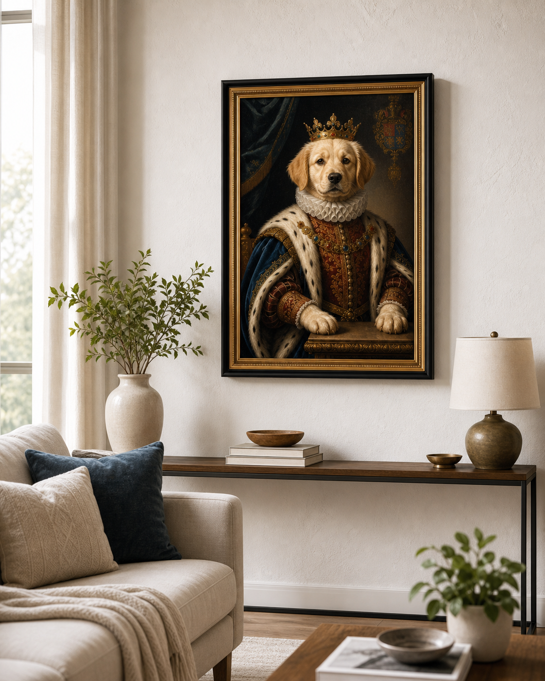 Custom Royal Pet Portrait Poster - No Frame product image 7