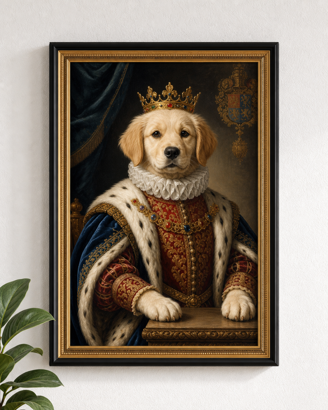Custom Royal Pet Portrait Poster - No Frame product image 1