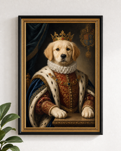 Custom Royal Pet Portrait Poster - No Frame product image 1