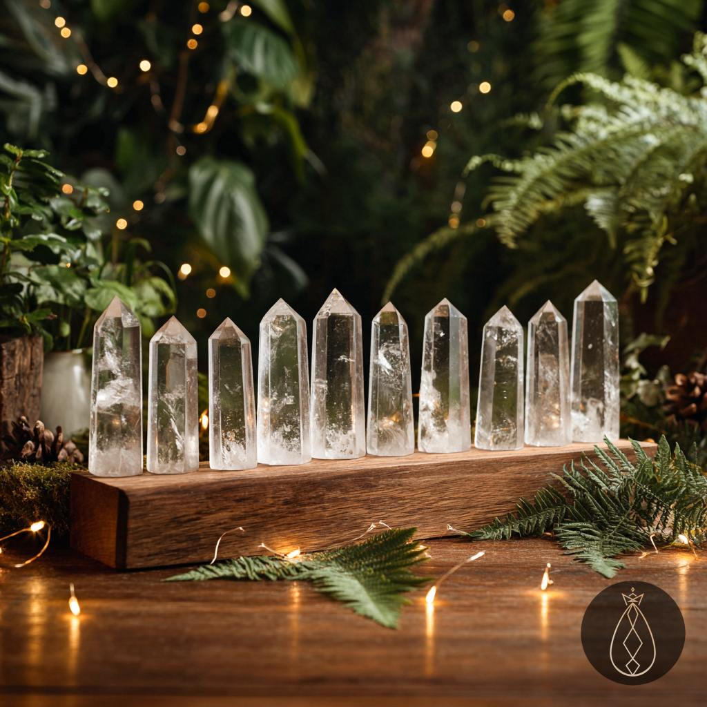 Clear Quartz Tower