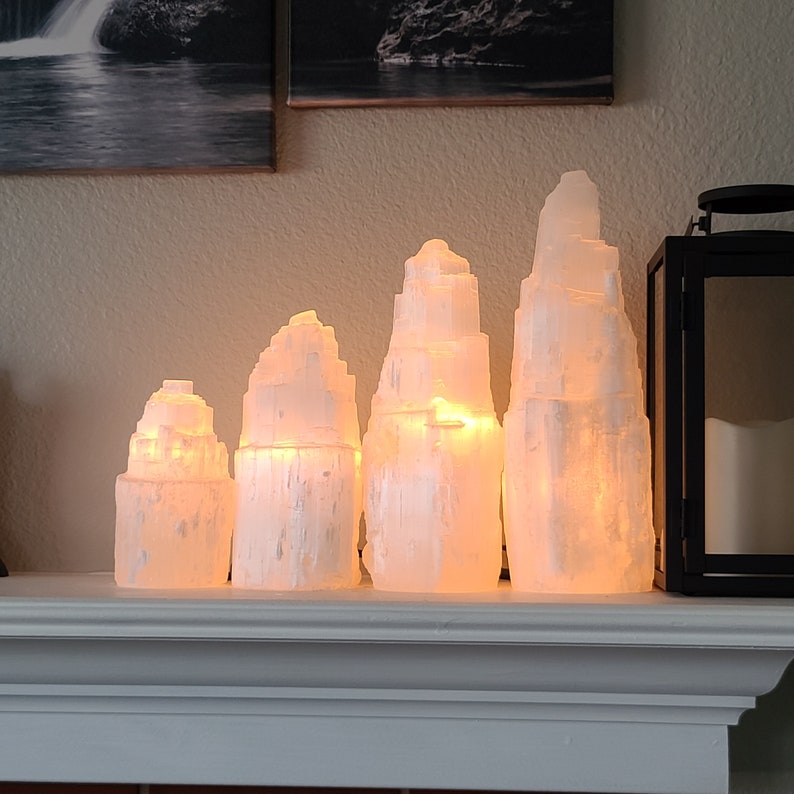 Selenite Lamp