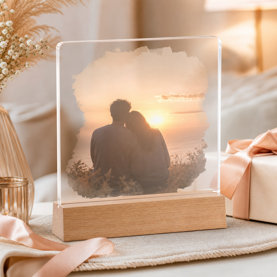Anniversary Acrylic Photo Plaque