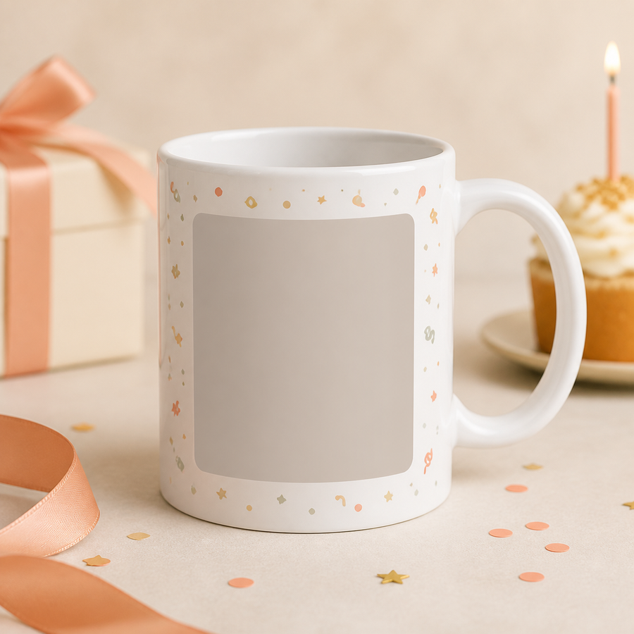 Custom Birthday Photo Mug