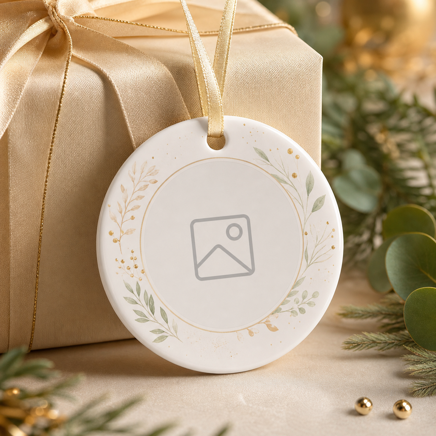 Custom Holiday Photo Ornament
