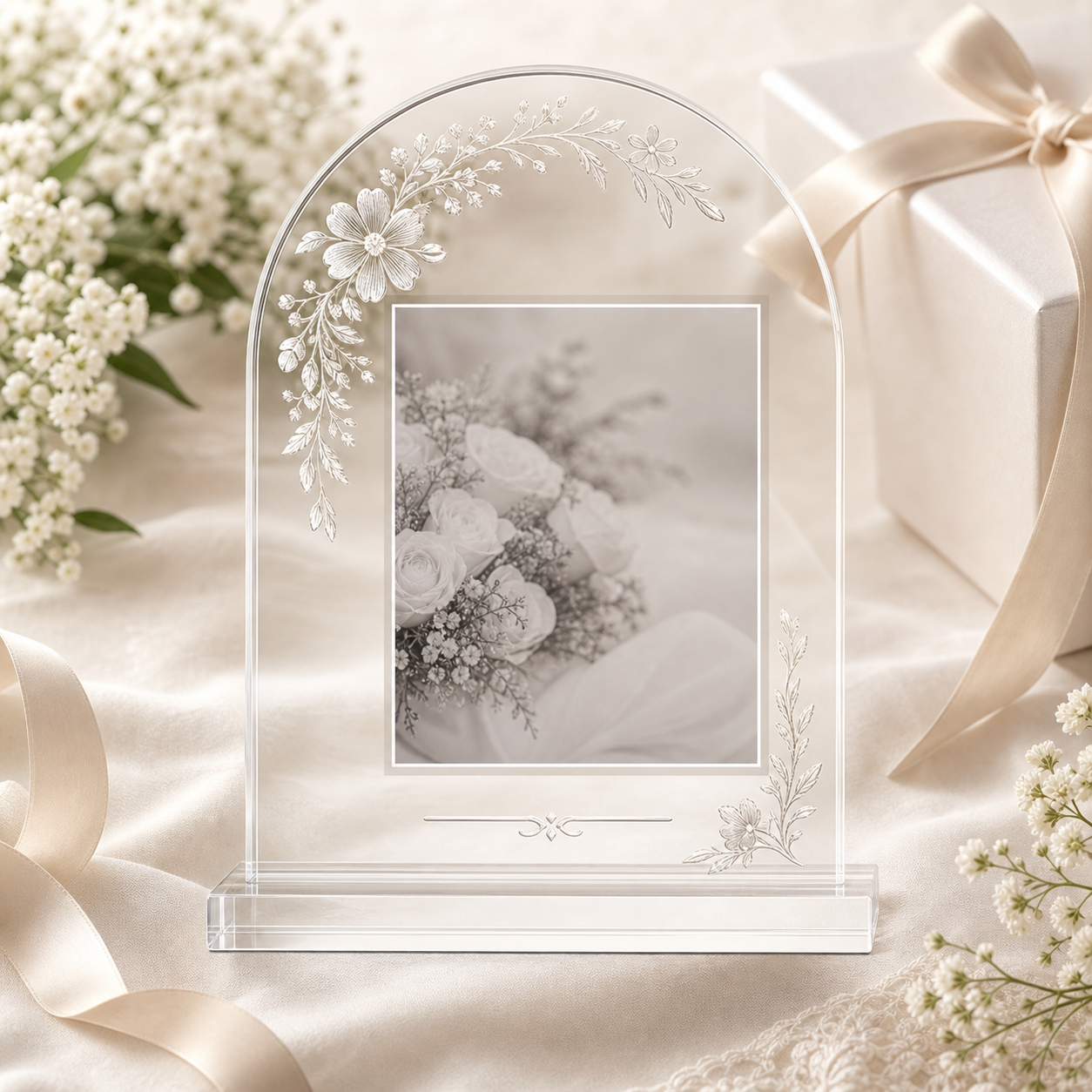 Personalized Wedding Acrylic Keepsake